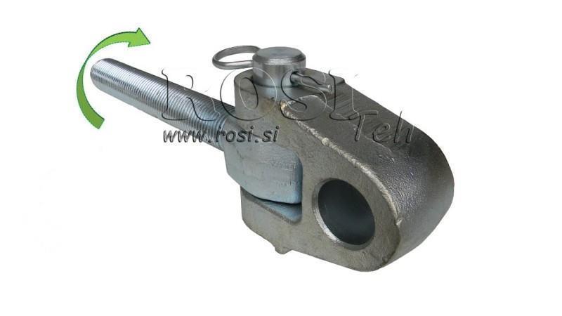 speciální závitový hák pro tažné zařízení kategorie 3 M36x3