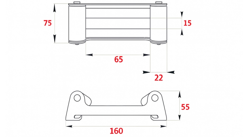 VÁLEC PRO OCELOVÝ KABEL DWH 2500-4500