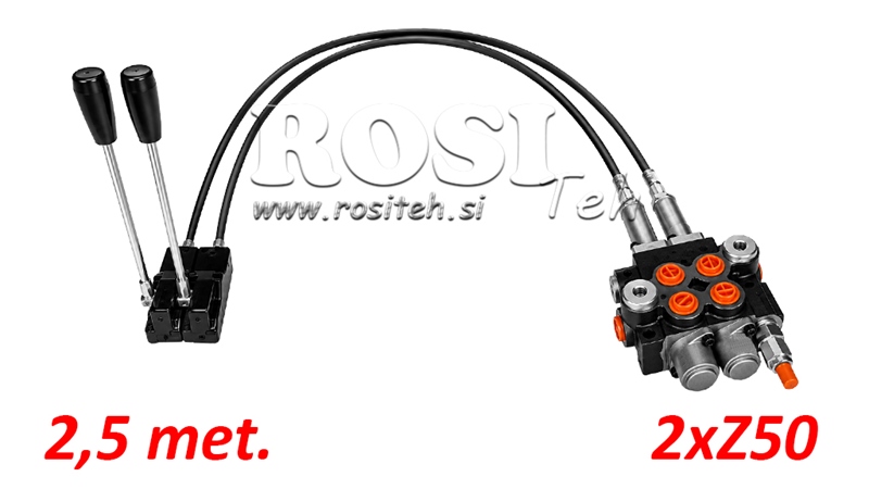 KIT 2xZ50 + JOYSTICK 1 POZICE L2500