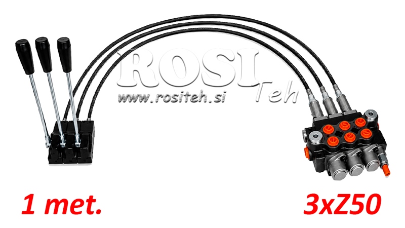 KIT 3xZ50 + JOYSTICK 1 POZICE L1000