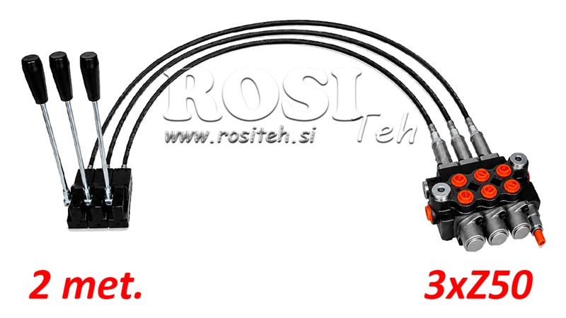KIT 3xZ80 + JOYSTICK 1 POZICE L2000