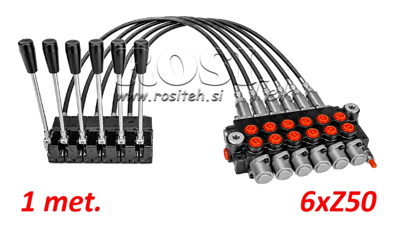 KIT 6xZ80 + JOYSTICK 1 POZICE L1000