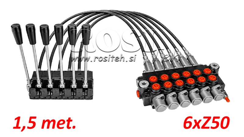 KIT 6xZ80 + JOYSTICK 1 POZICE L1500