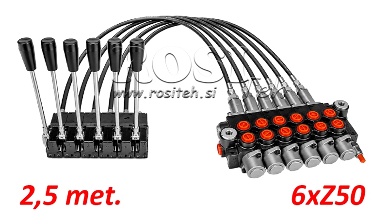 KIT 6xZ80 + JOYSTICK 1 POZICE L2500