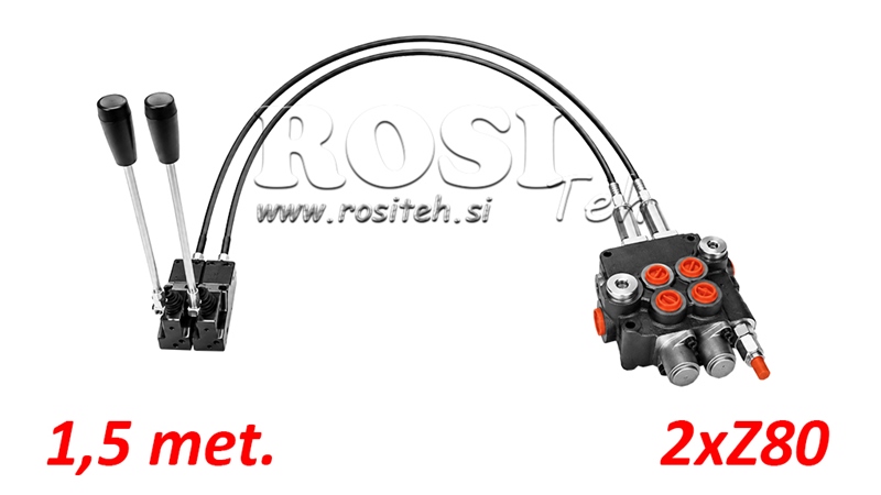 KIT 2xZ80 + JOYSTICK 1 POZICE L1500