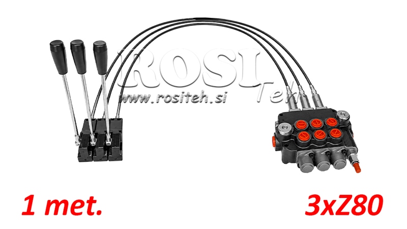 KIT 3xZ80 + JOYSTICK 1 POZICE L1000