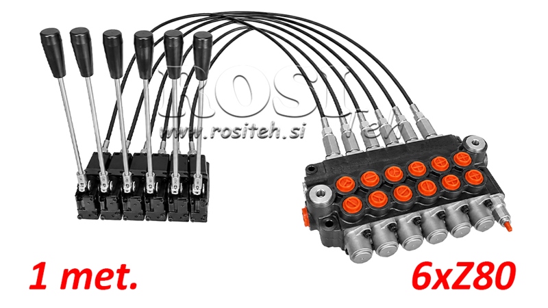 KIT 6xZ80 + JOYSTICK 1 POZICE L1000
