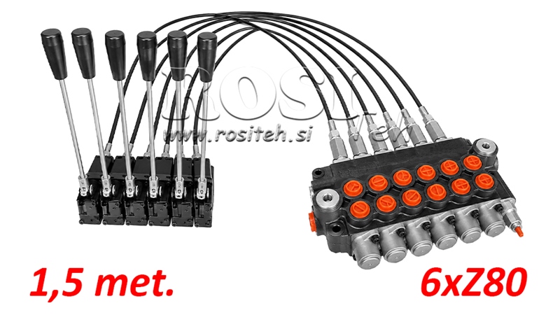 KIT 6xZ80 + JOYSTICK 1 POZICE L1500