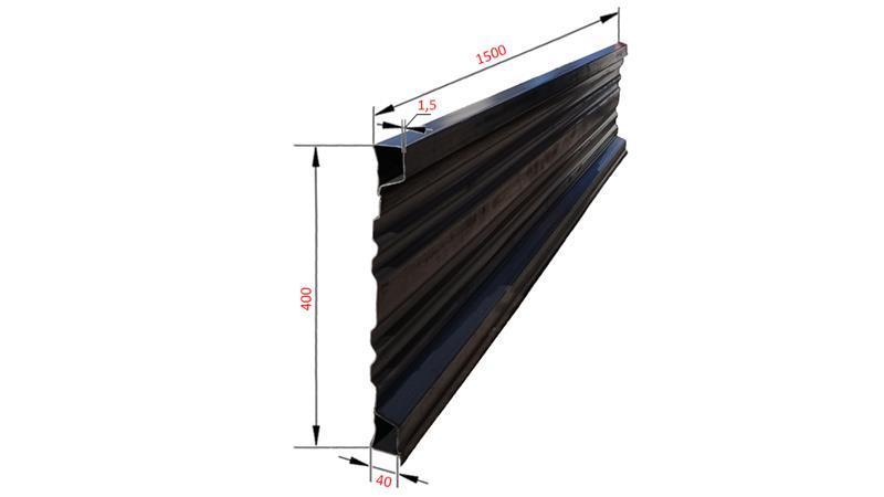 BOČNÍ PANEL PRO VYKLÁDACÍ PŘÍVĚS 1.5 MET. - VÝŠKA 400 mm