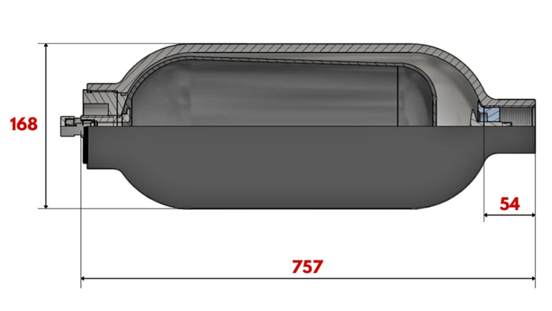 HYDRAULICKÝ AKUMULÁTOR 10 LIT - BSP 1