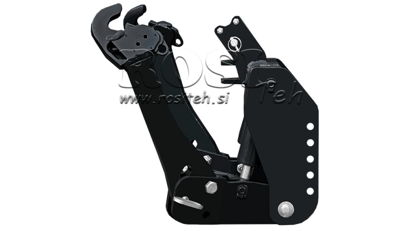 PŘEDNÍ HYDRAULIKA TRAKTORU 2KAT PRO TRAKTOR 1500KG ČERNÁ (RAL 9005)
