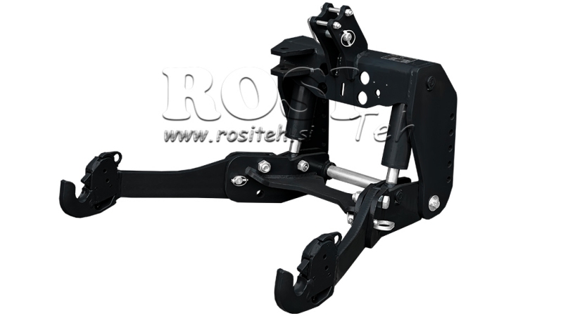 PŘEDNÍ HYDRAULIKA TRAKTORU 2KAT PRO TRAKTOR 1500KG ČERNÁ (RAL 9005)