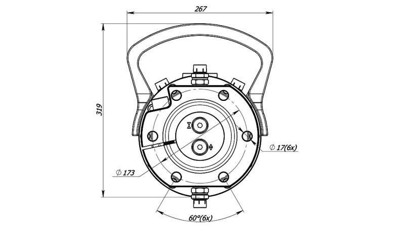 HYDRAULICKÝ ROTÁTOR 12000/6000 KG S FLANŠÍ