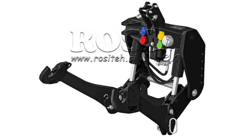 PŘEDNÍ HYDRAULIKA TRAKTORU 2KAT PRO TRAKTOR 1500KG ČERNÁ (RAL 9005)