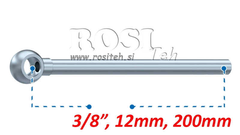 KOVOVÁ HADICE BANJO 3/8 200mm