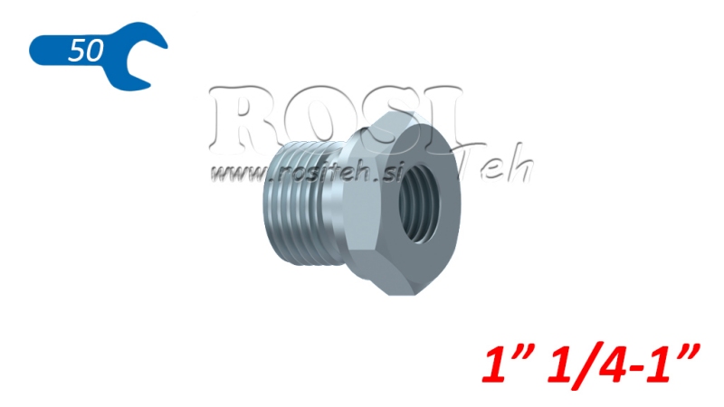 HYDRAULICKÝ ADAPTÉR MUŽ-FENALE 1 1/4-1
