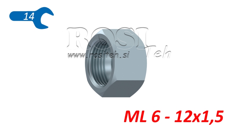 ÉCROU HYDRAULIQUE ML (6L) M12X1,5