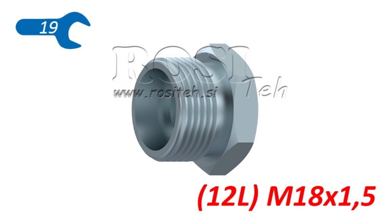 HIDRAVLIČNI ČEP (12L) M18x1,5