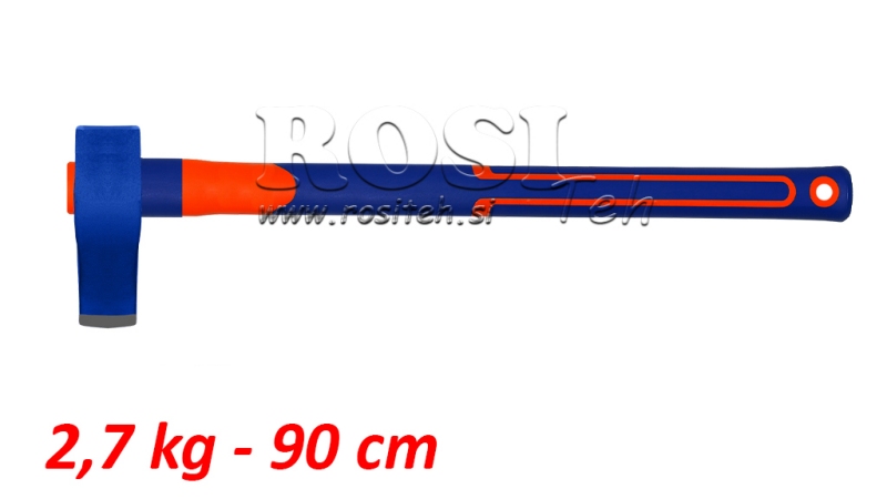 ŠTÍPACÍ SEKERA S KARBONOVOU RUKOJETÍ - A623 2,7 kg - 90 cm
