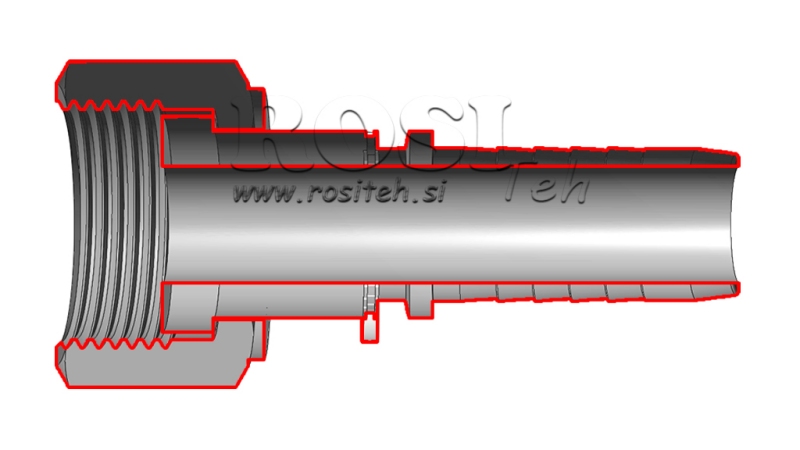 HIDRAVLIČNI PRIKLJUČEK DKORFS ŽENSKI DN19-1 7/16-12