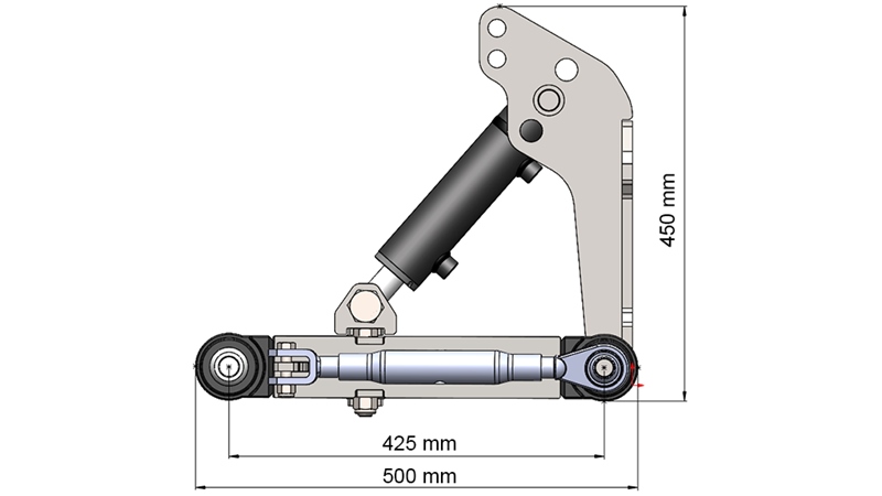PŘEDNÍ HYDRAULIKA TRAKTORU CAT. 1 - ECO PRO TRAKTOR