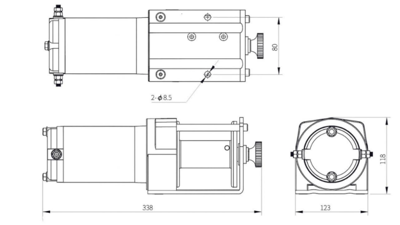 12 V ELEKTRICKÝ NAVIJÁK RS-2500 - 1130 kg - ECO
