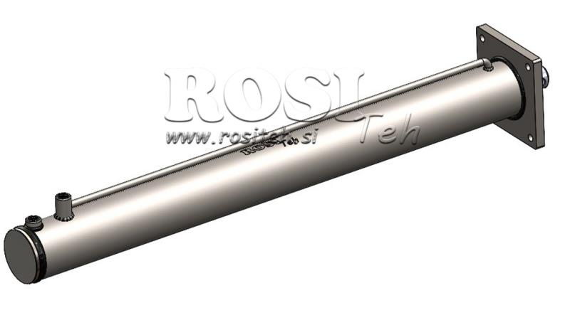 HYDRAULICKÝ VÁLEC PRO ŠTÍPAČKU DŘEVA S MONTÁŽNÍ DESKOU100/60-1050 - HORNÍ PŘIPOJENÍ