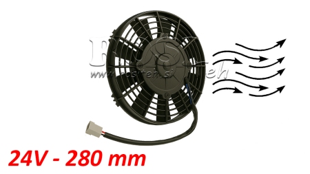 AXIÁLNÍ VENTILÁTOR 280MM PULL 24V