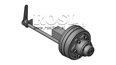 PŮL-OS S BRZDAMI 5.250 KG L.290 MM