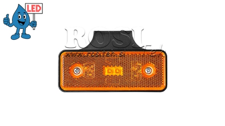 LED POZIČNÍ SVĚTLO ORANŽOVÉ 12V