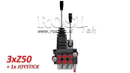 HID. VENTIL 3xZ50 + JOYSTICK
