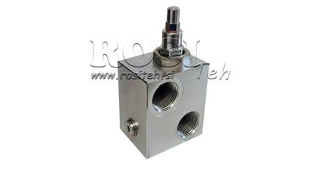 HYDRAULICKÝ REGULÁTOR TLAKU VMPP 1' 50-400 BAR - 160lit
