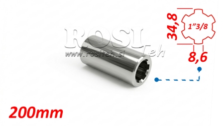ZAPFWELLENADAPTER HÜLSE 1-3/8 (200 mm)