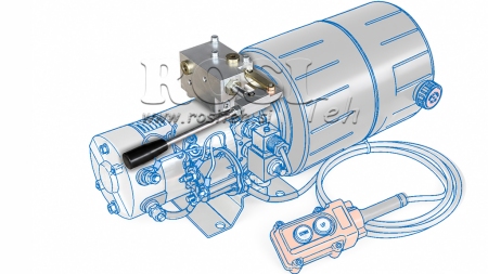 MANUÁLNÍ PUMPA PRO MINI HYDRAULICKOU JEDNOTKU