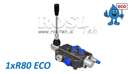 HYDRAULICKÝ RUČNÍ VENTIL – 1-SEKČNÍ ROZVADĚČ 1xR80 ECO