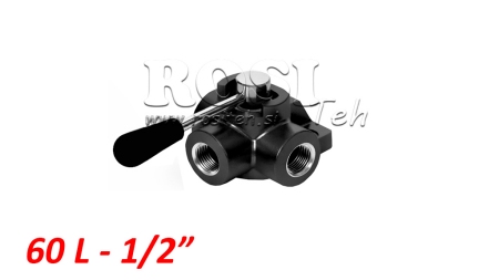 MANUÁLNÍ 3-CESTNÝ VENTIL DF 1/2 - 60LIT