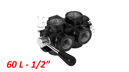 MANUÁLNÍ 6 PORTOVÝ VENTIL DF 1/2 - 60LIT