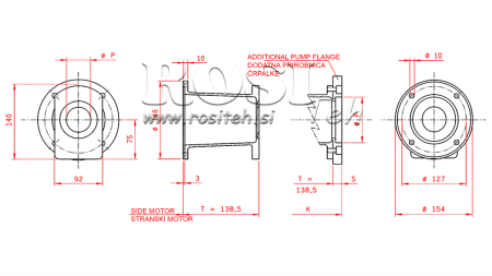 ÜHENDUSKOMPLEKT BENSIINIMOOTOR + HI-LO PUMP 16GPM
