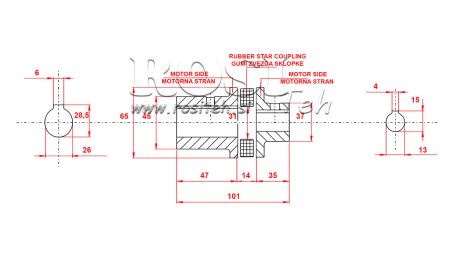 ÜHENDUSKOMPLEKT BENSIINIMOOTOR + HI-LO PUMP 16GPM