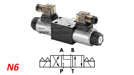 HIDRAVLIČNI ELEKTRO MAGNETNI VENTIL KV-4/3 CETOP 3 N6