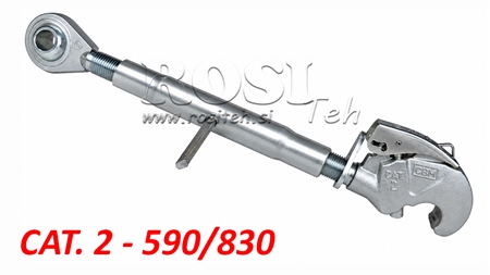 TRAKTOROVÝ ZÁVITOVÝ TŘETÍ BOD AUTOMATICKÝ KAT 2 M30X3 -590/830