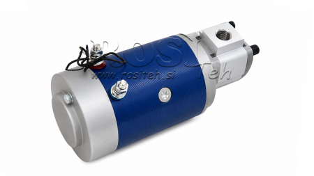 HÜDRAULILINE PUMP KOKKUVÕTE GR.1 + ELEKTRIMOOTOR 24V 2.5KW = 2.5CC - 6.6LIT