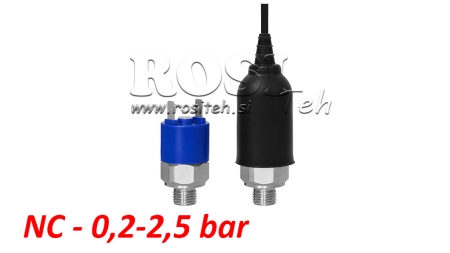 HYDRAULISK TRYKKBRYTER K4 - NC  0.2-2.5 BAR (MAKS.25BAR)