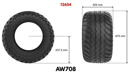 400/60-15,5 PNEUMATIKA AW708 (14 PR)