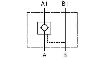 ZPĚTNÝ VENTIL CETOP 3 (A)