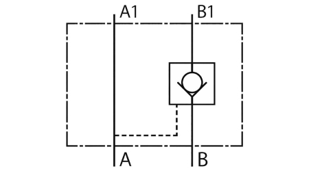 ZPĚTNÝ VENTIL CETOP 3 (B)