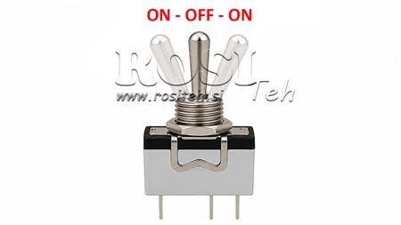 ELEKTRICKÝ PŘEPÍNAČ ON-OFF-ON 10A