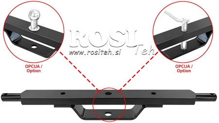 TRAKTOROVÝ HYDRAULICKÝ PŘEKLAD KATEGORIE 2 S MONTÁŽÍ (L-750MM)