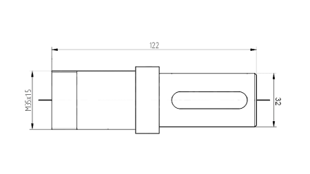 LOŽISKOVÁ PŘÍRUBA PRO HYDROMOTOR MP-MR