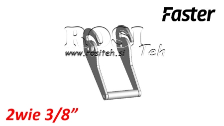 PÁKA PRO MULTI-FASTER 2CESTY 3/8 PEVNÁ ČÁST